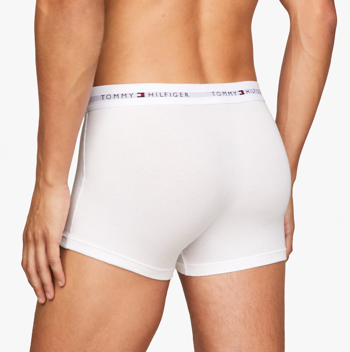 Tommy Hilfiger Mens 3 Pack Logo Waistband Trunks Multi