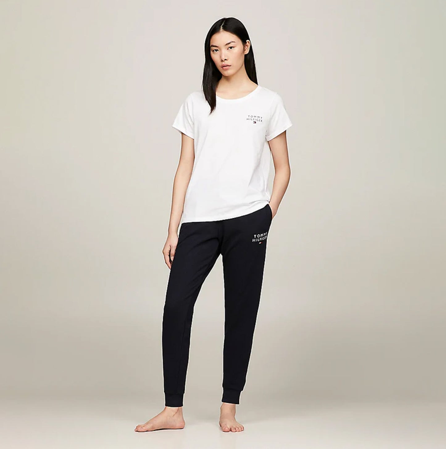 Tommy Hilfiger PURE COTTON Womens T-Shirt White