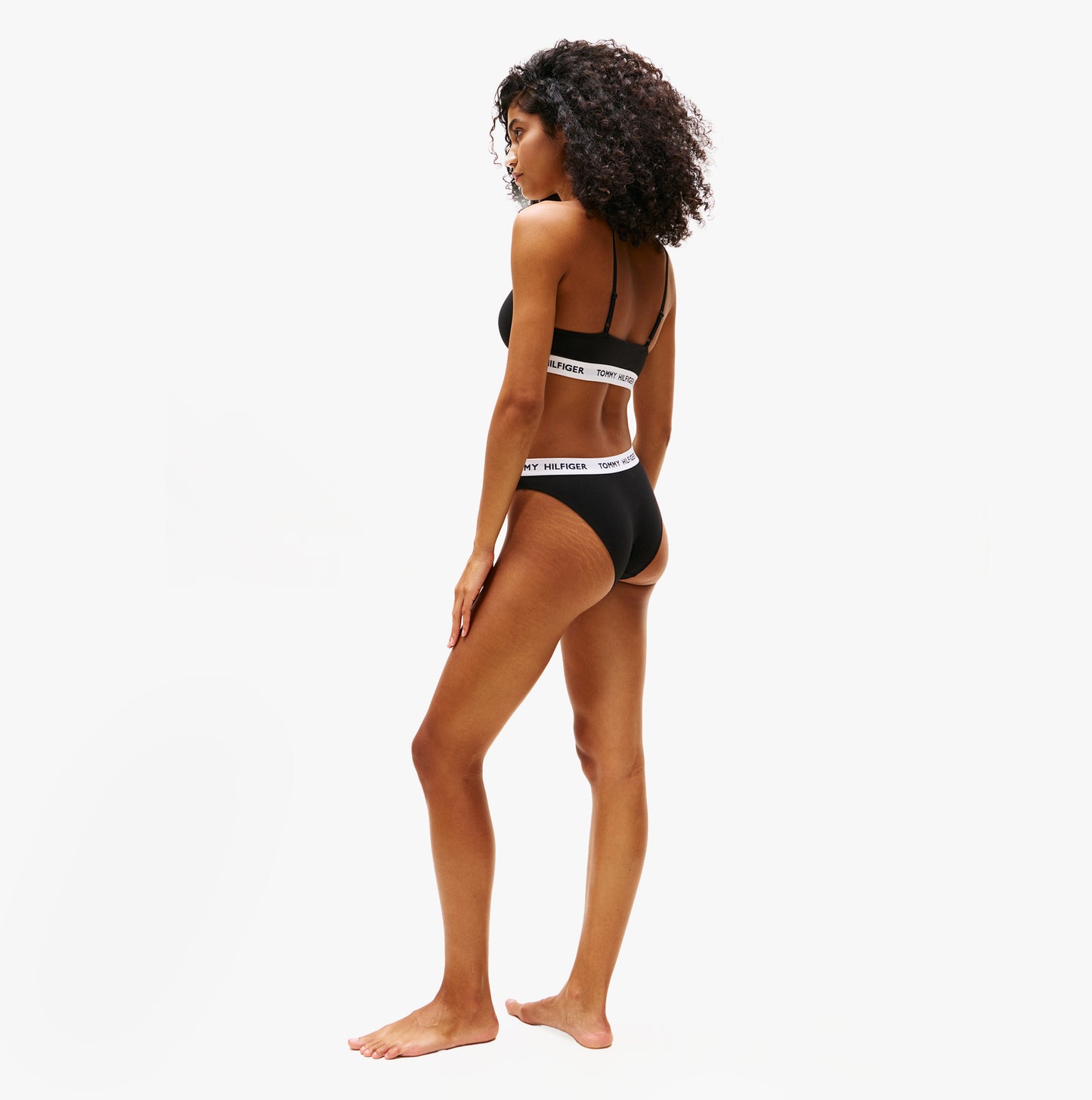 Tommy Hilfiger HERITAGE Womens Padded Push-Up Bralette Black