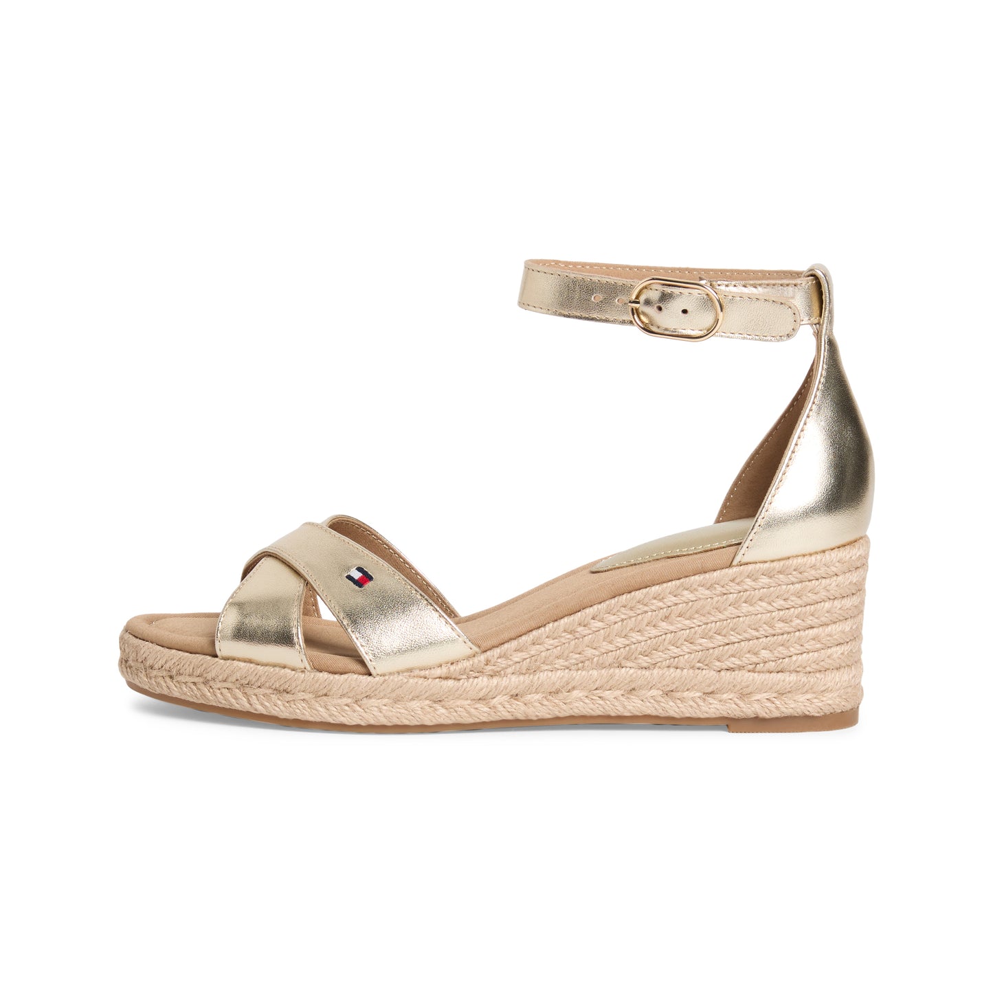 Tommy Hilfiger MID WEDGE Womens Wedge Sandals Gold