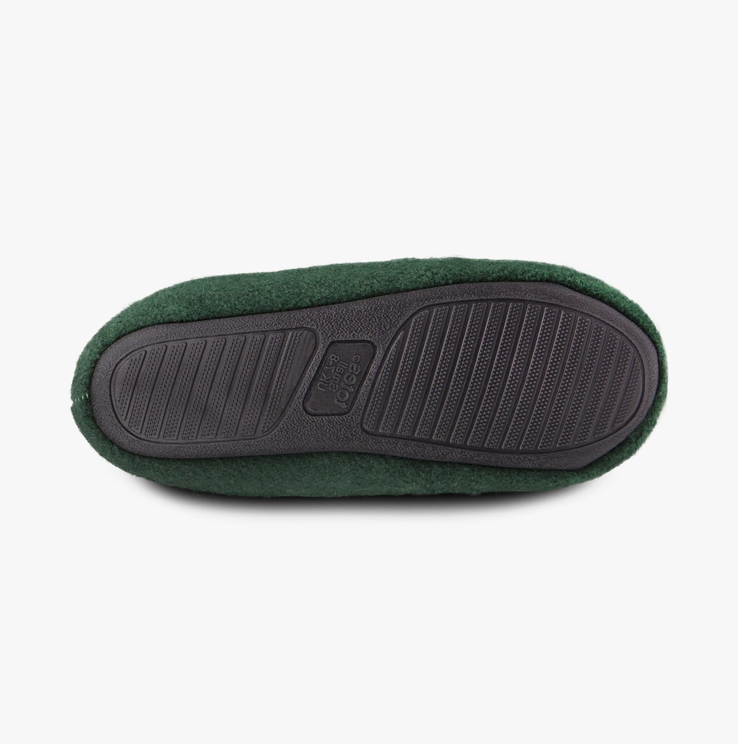 Totes Isotoner NOVELTY REINDEER Mens Mule Slippers Green