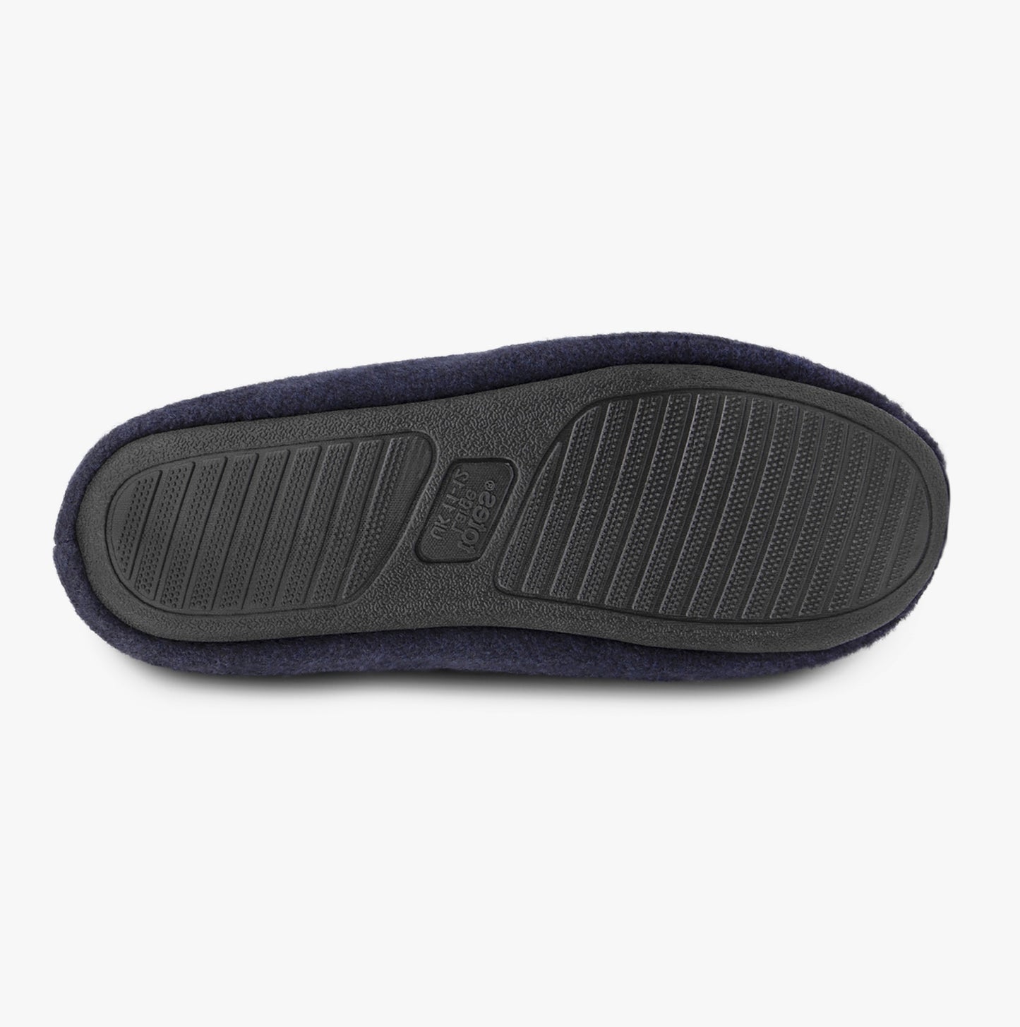 Totes Isotoner NOVELTY STAG Mens Mule Slippers Blue