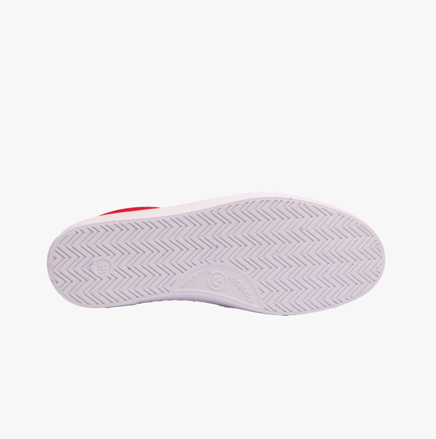BERLIN SPLIT LEATHER & NYLON Womens Trainers Rojo