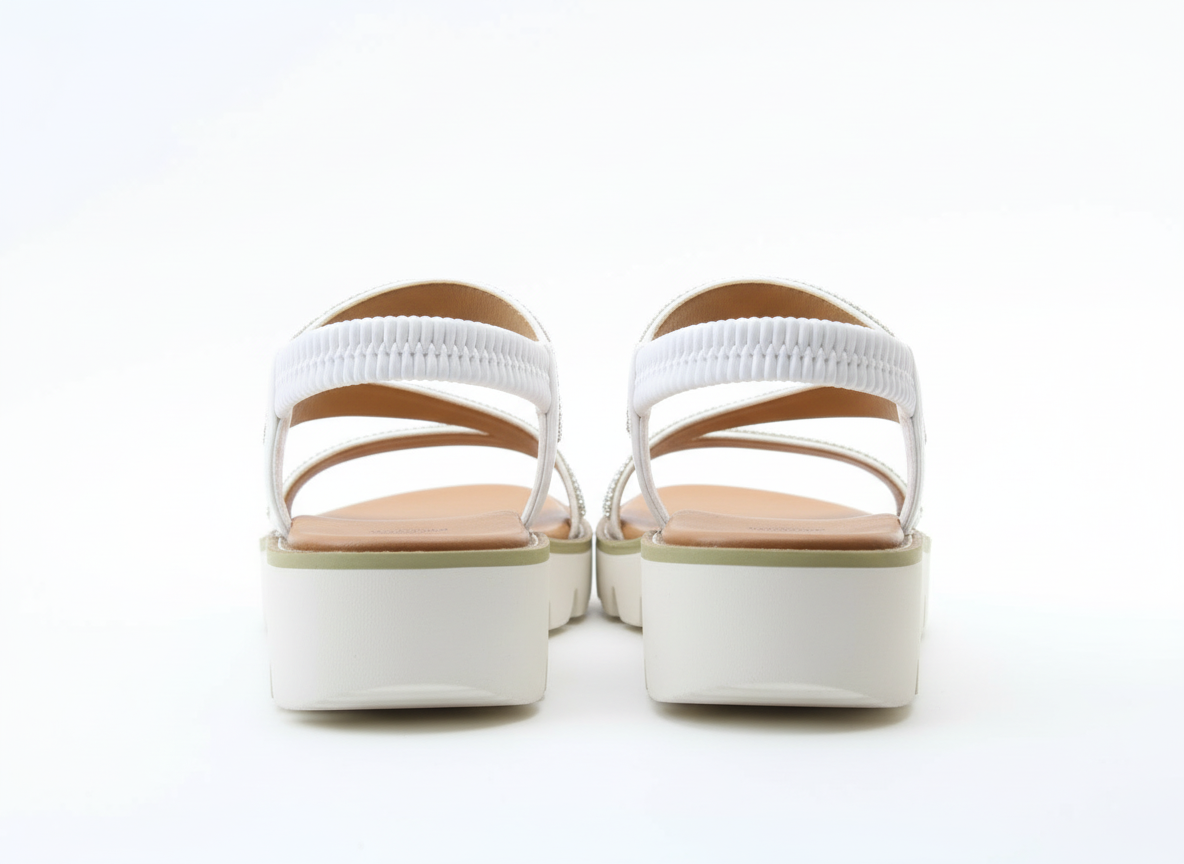 Heavenly Feet FRESCO Womens Slingback Sandals White