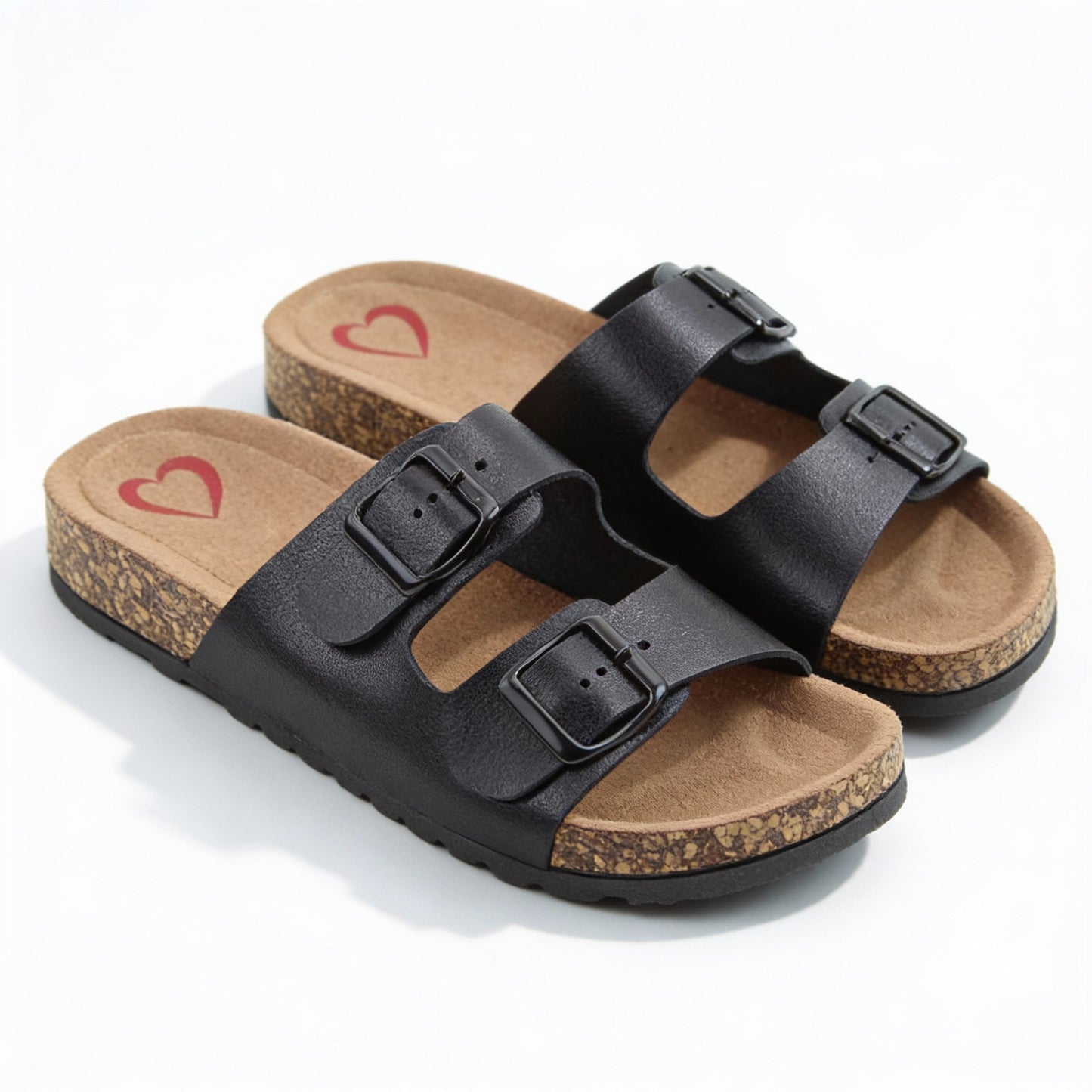 Heavenly Feet HARMONY2 Womens Mules Sandals Black