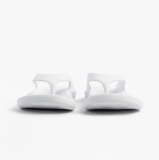 0350FWHI Womens Toe Post Sandals White