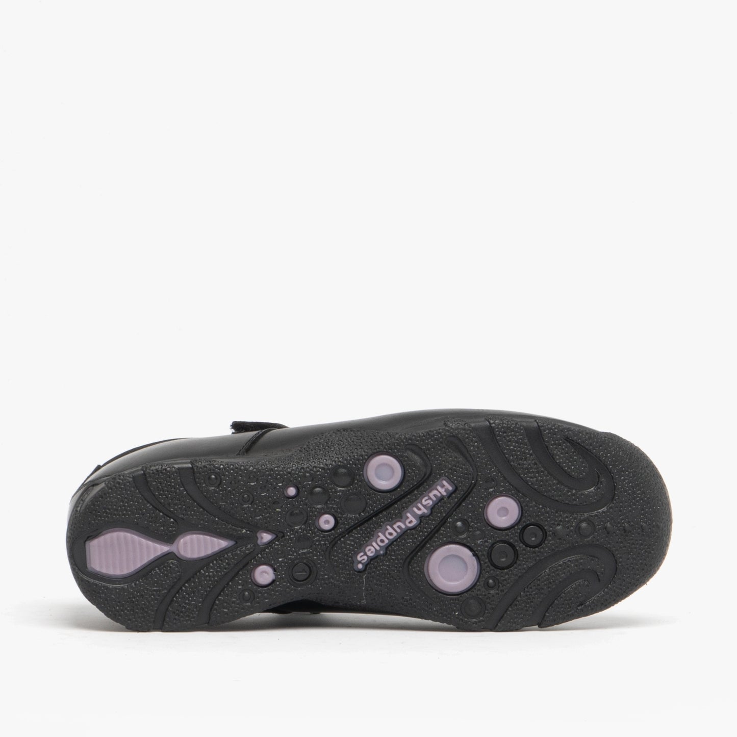Hush Puppies CLARE Girls Leather School Shoes Black