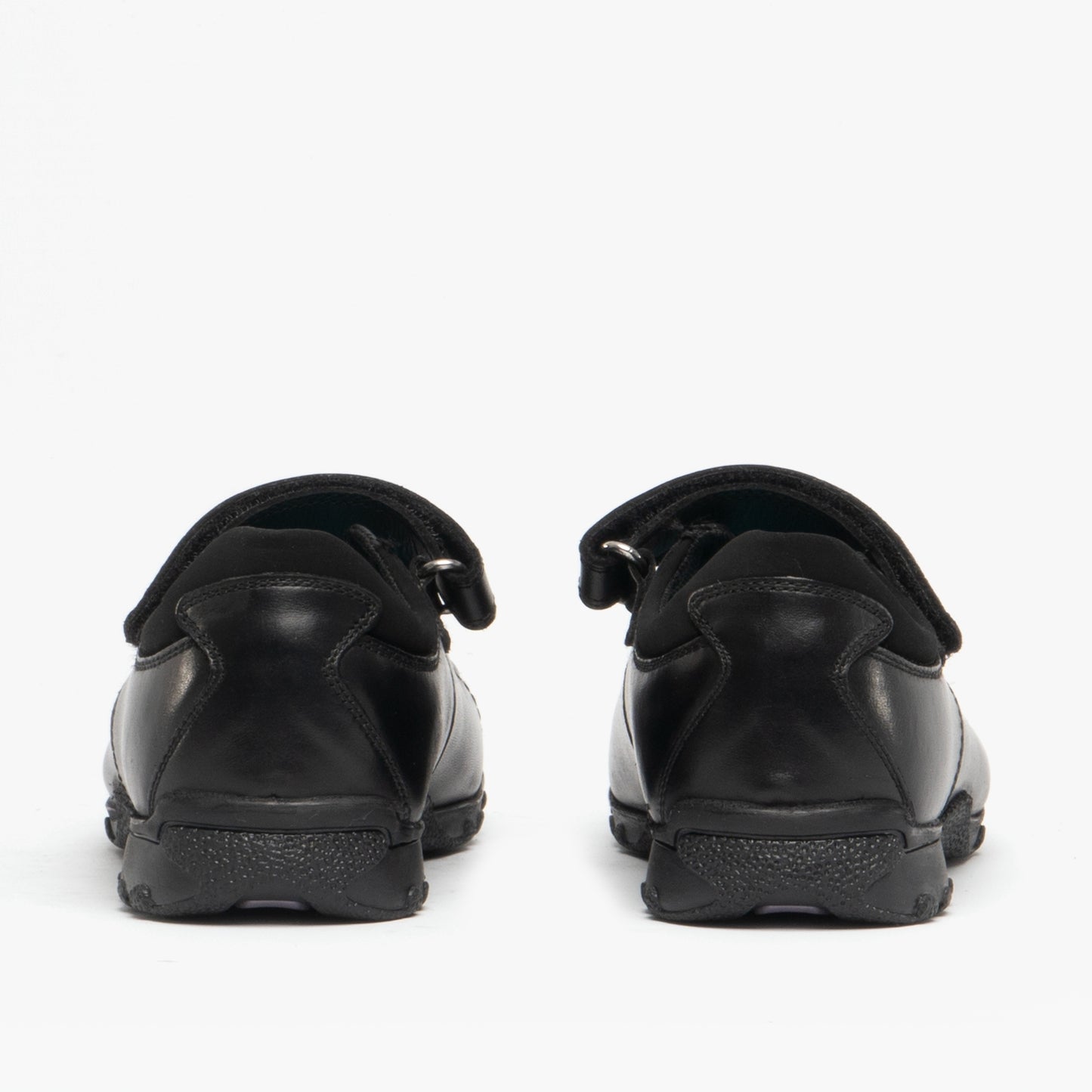 Hush Puppies CLARE Girls Leather School Shoes Black