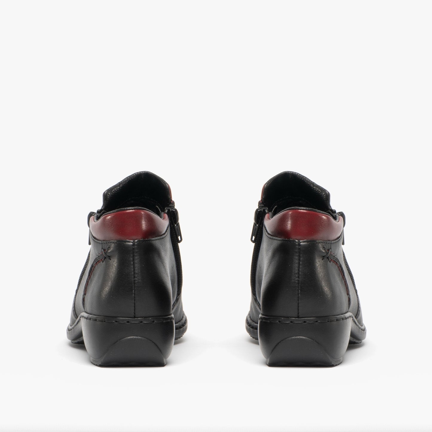 L3882-00 Womens Leather Boots Black