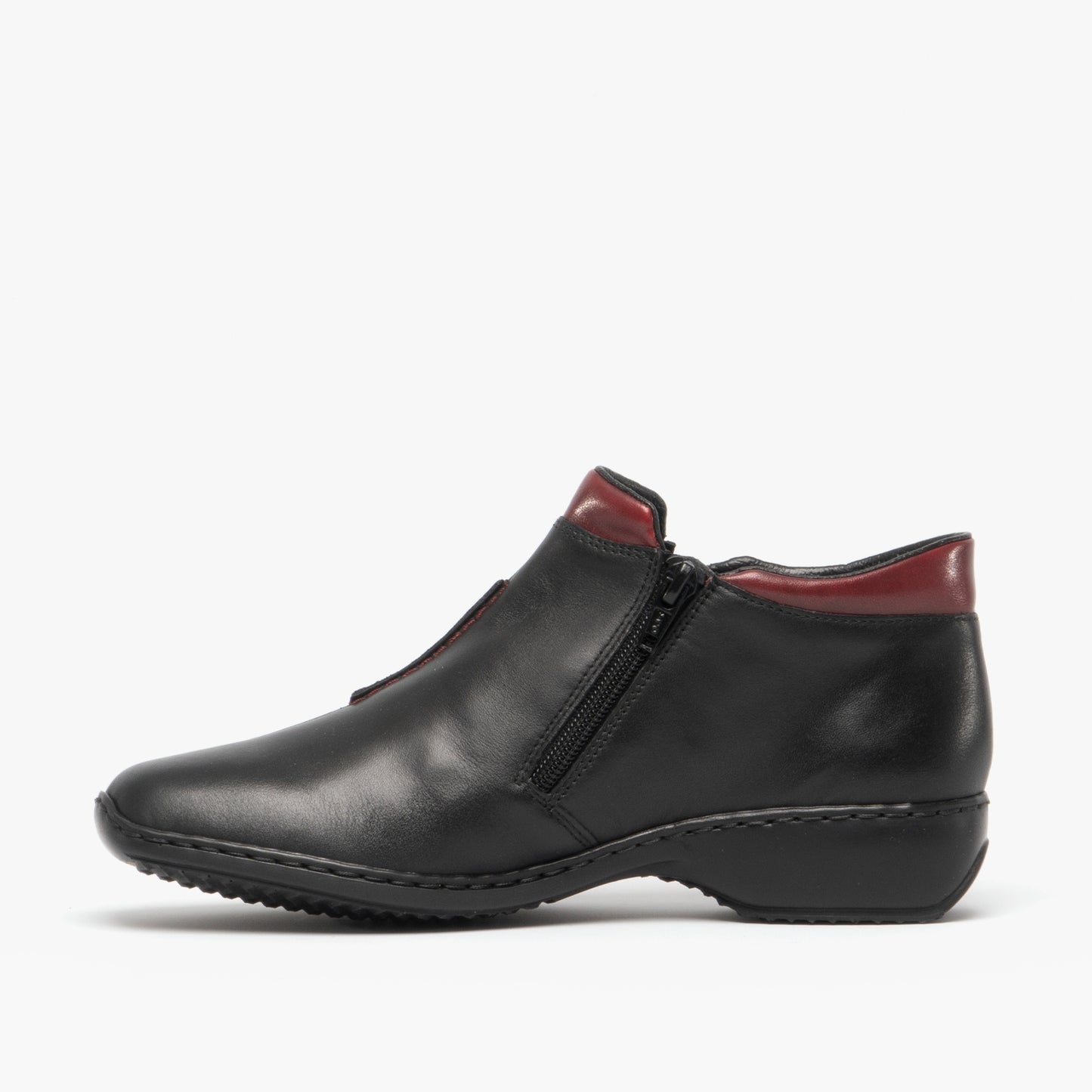 L3882-00 Womens Leather Boots Black