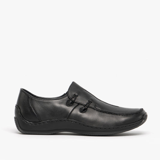 Rieker L1751 Womens Loafer Shoes Black