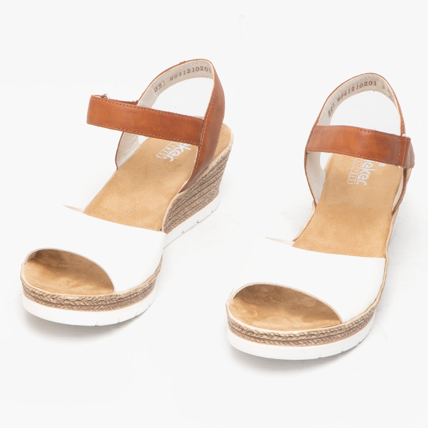 61953-80 Womens Sandals White/Cayenne