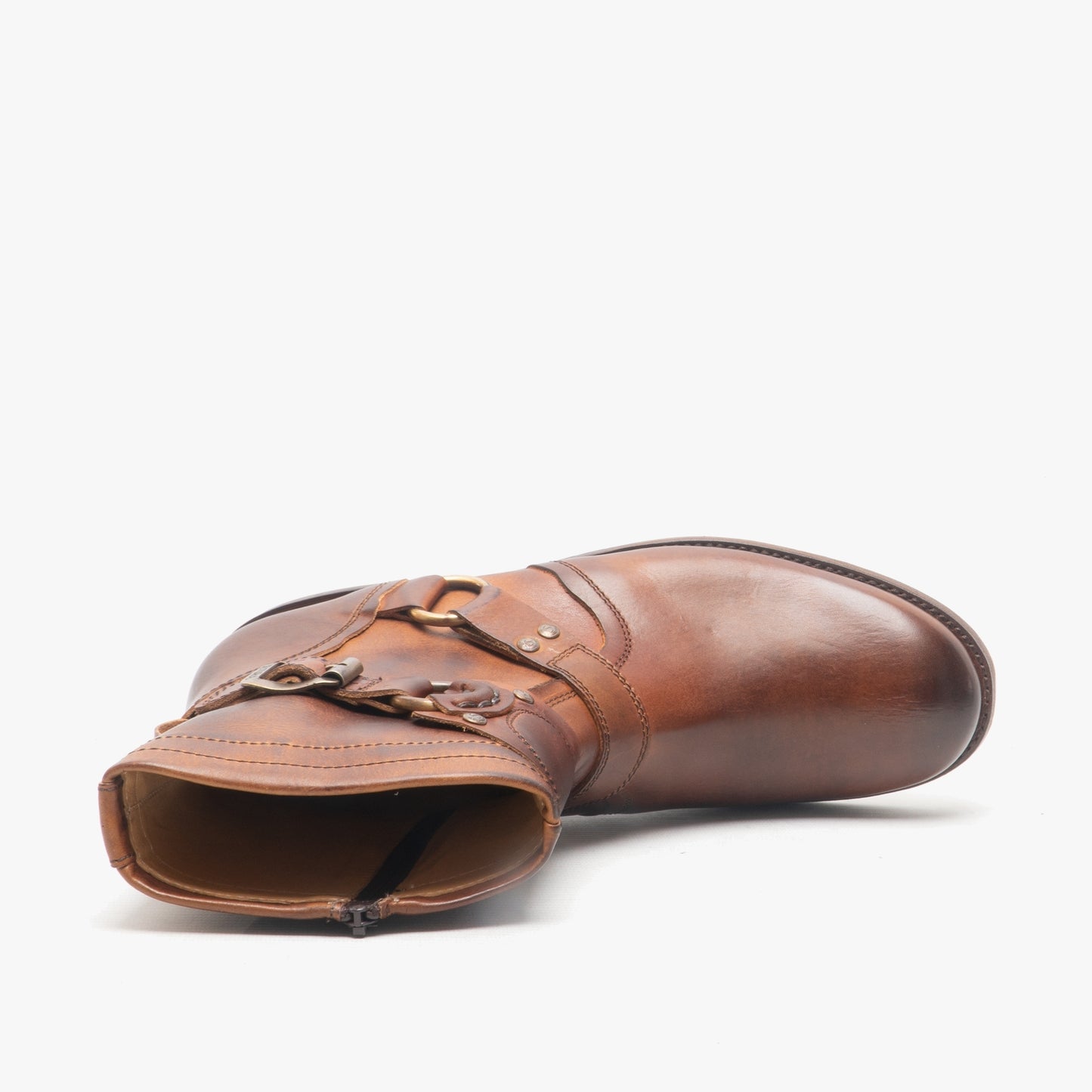 Sendra 7567 Mens Leather Biker Boots Brown