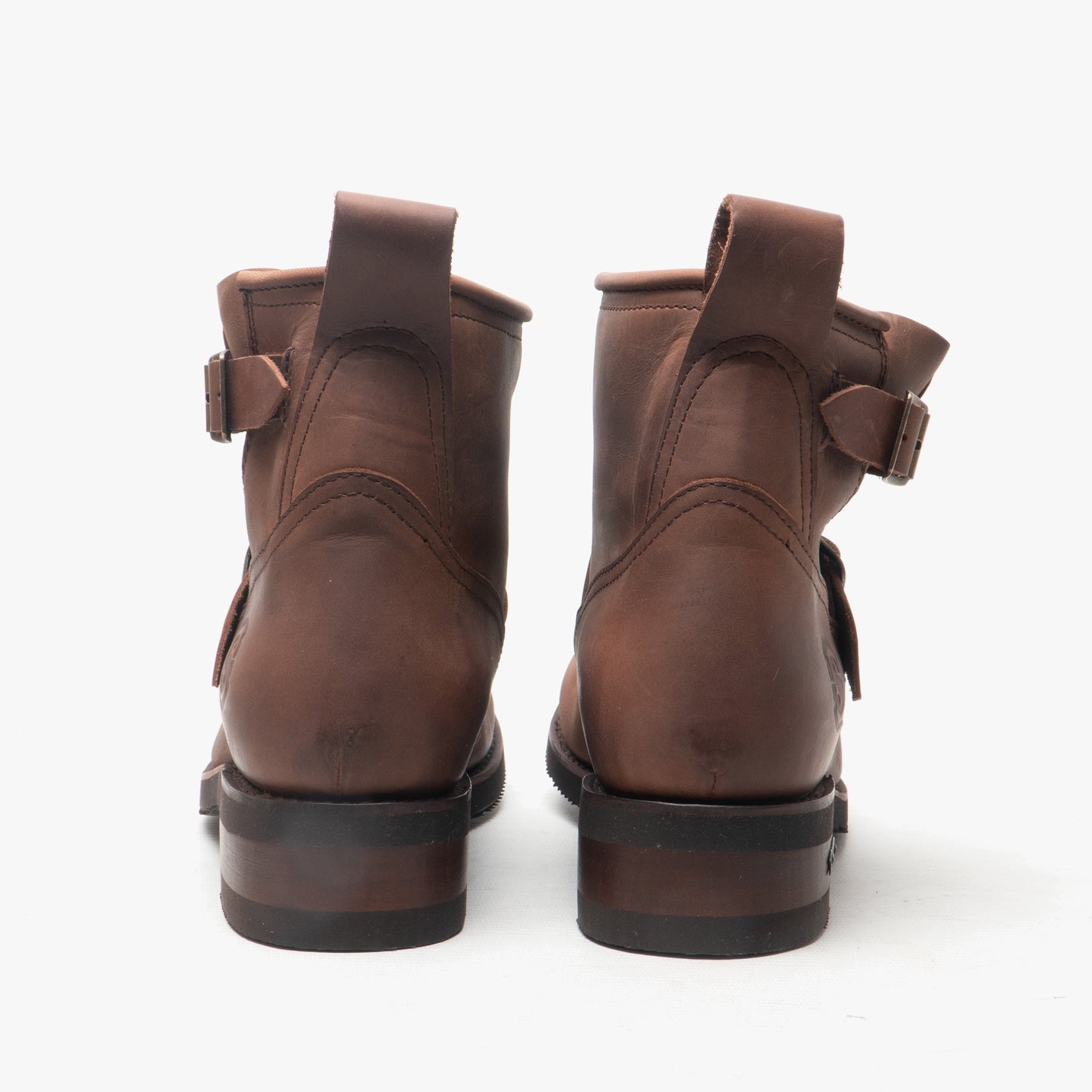 Sendra 2976 Mens Leather Biker Boots Brown