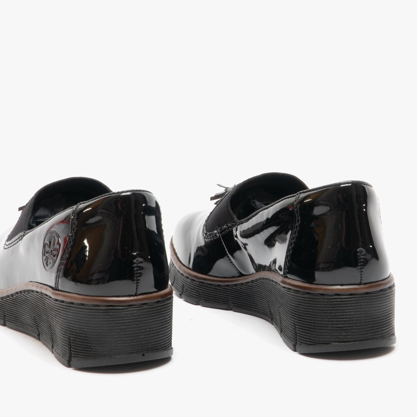 53751-00 Womens Loafer Shoes Patent Black
