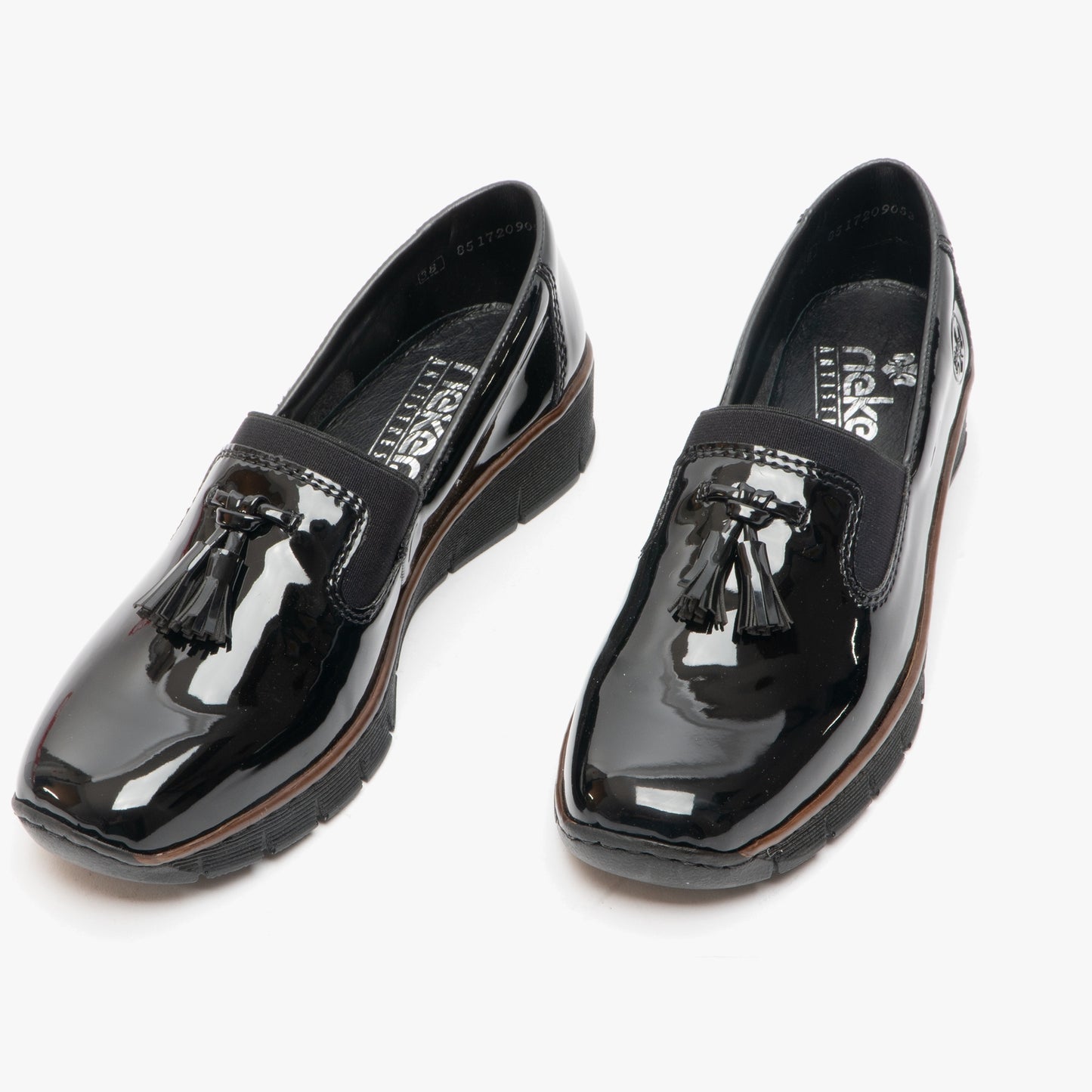 53751-00 Womens Loafer Shoes Patent Black