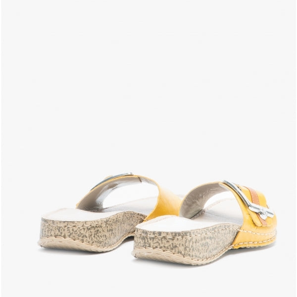 61187-68 Womens Sandals Yellow