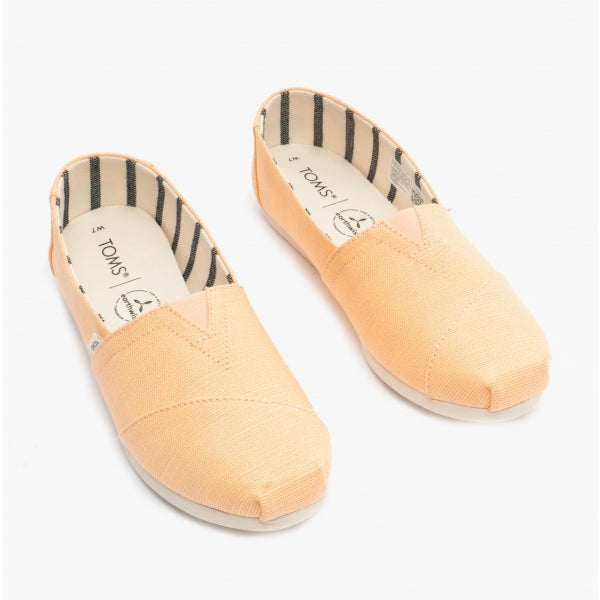 ALPARGATA Womens Canvas Espadrille Shoes Light Orange