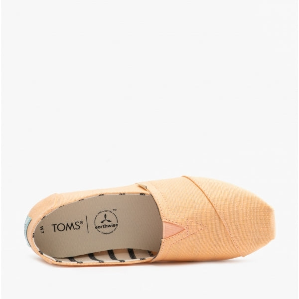 ALPARGATA Womens Canvas Espadrille Shoes Light Orange