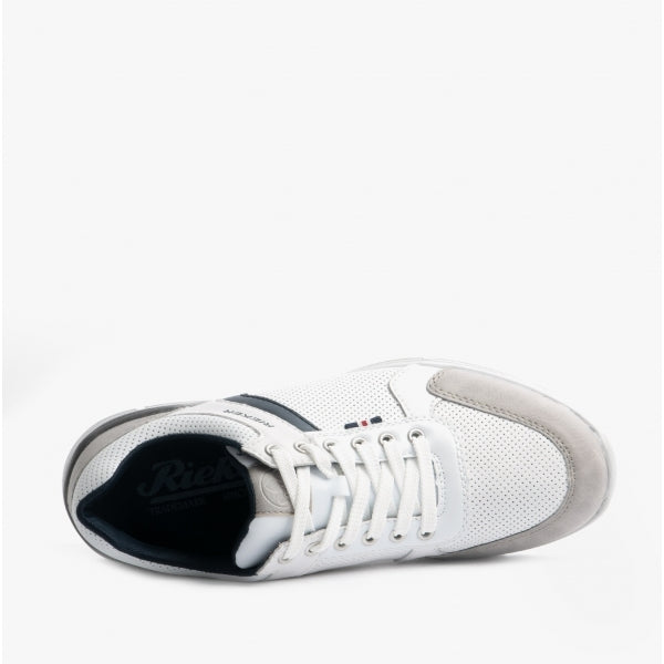 16426-40 Mens Trainers White Combi