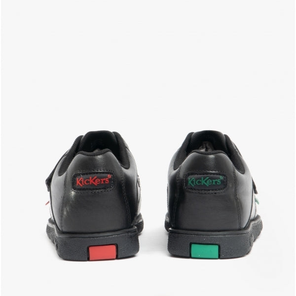Kickers 114863 FRAGMA STRAP Boys School Shoes Black