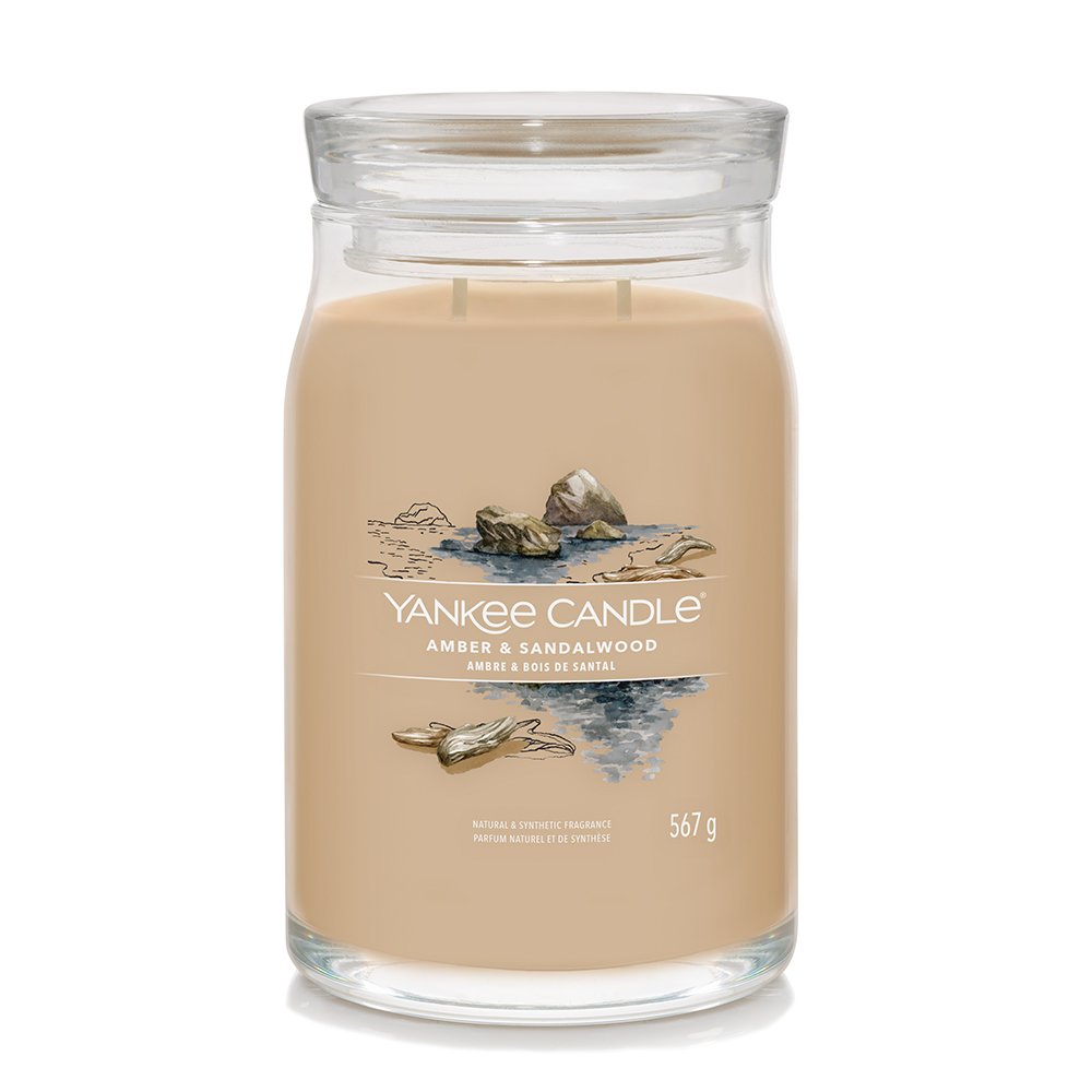 Amber & Sandalwood Signature Large Jar