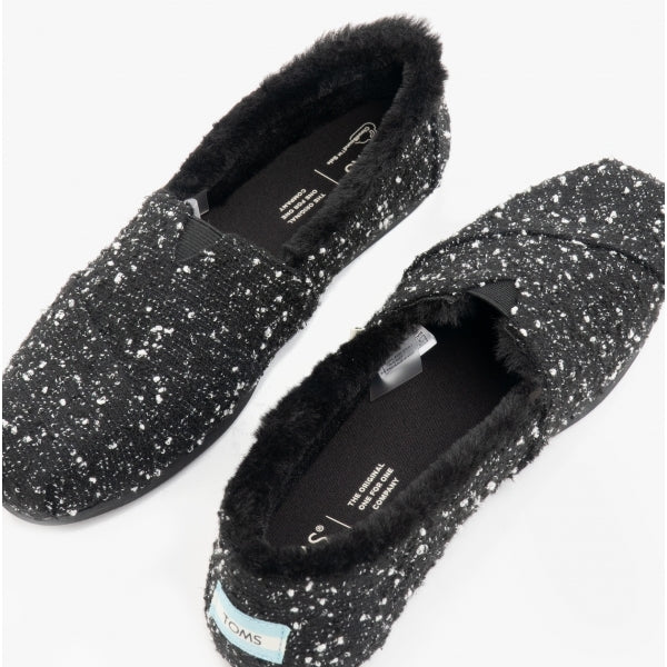 ALPARGATA Womens Boucle Espadrilles Black