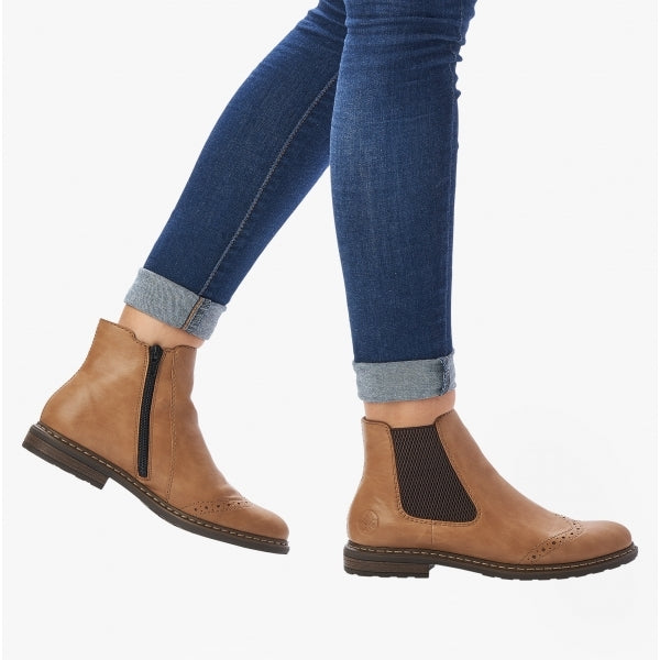 71072-20 Womens Ankle Boots Brown