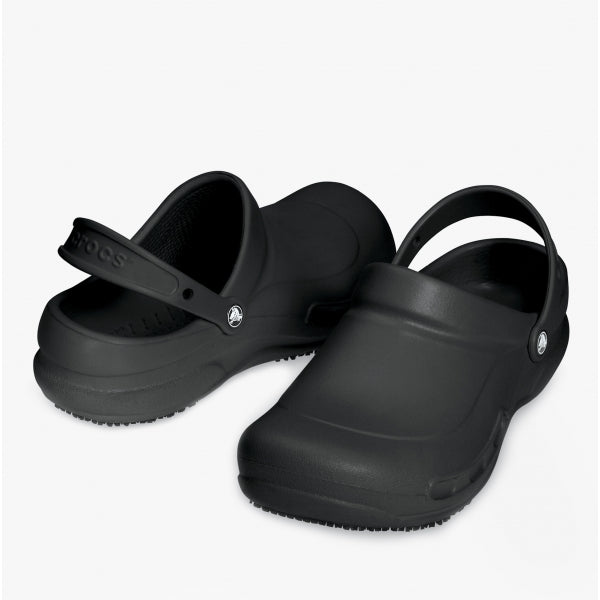 Crocs At Work BISTRO Unisex Slip-Resistant Work Clogs Black