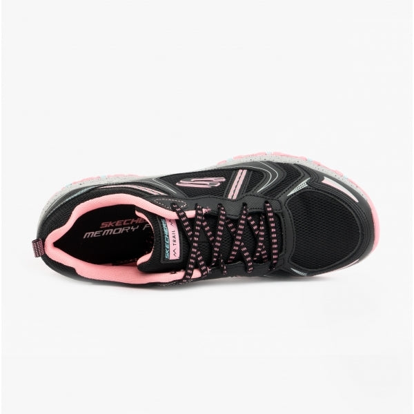 Skechers 149820/BKHP HILLCREST VAST ADVENTURE Womens Trainers Black/Hot Pink