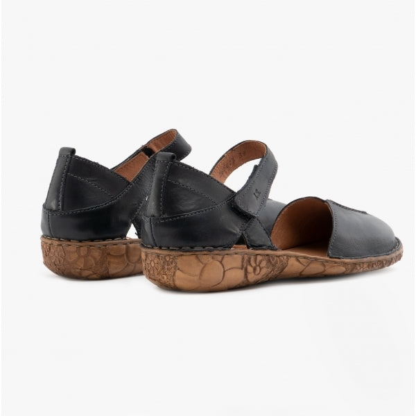 Josef Seibel ROSALIE 42 Womens Leather Sandals Black