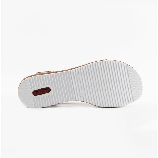 V3663-24 Womens Sandals Brown Combi