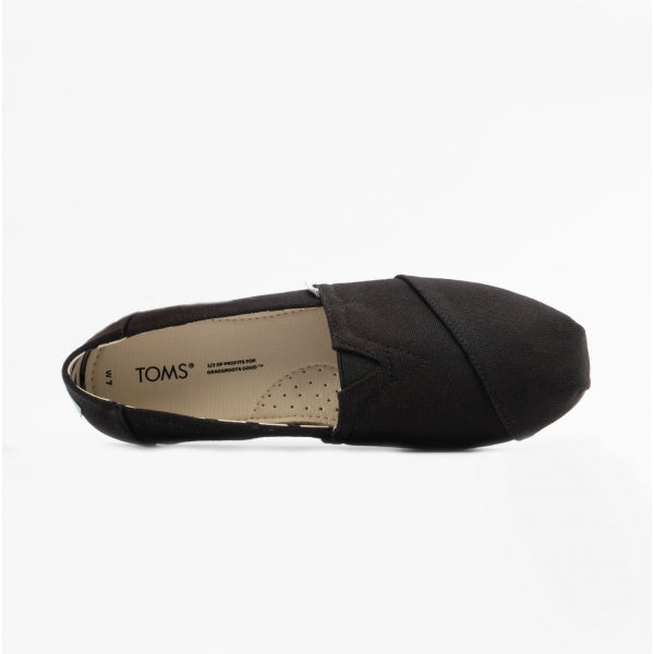 ALPARGATA Womens Cotton Espadrille Black