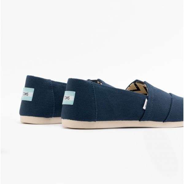 ALPARGATA Womens Cotton Espadrille Navy