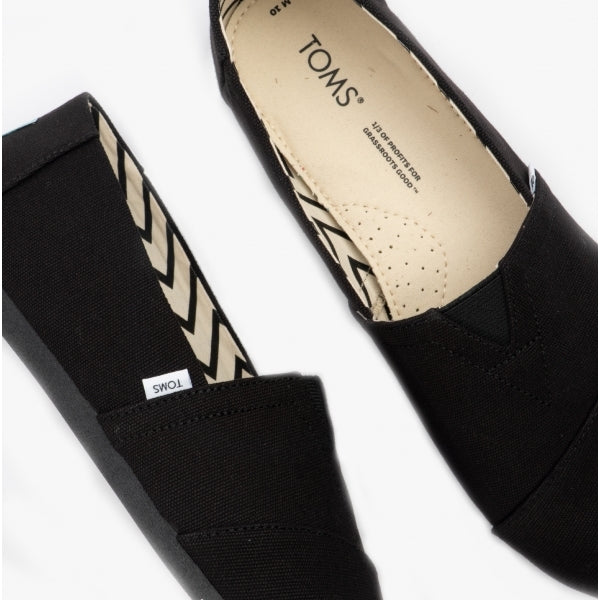 ALPARGATA Mens Canvas Espadrilles Black