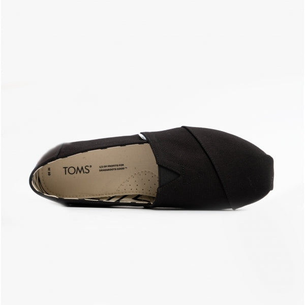 ALPARGATA Mens Canvas Espadrilles Black