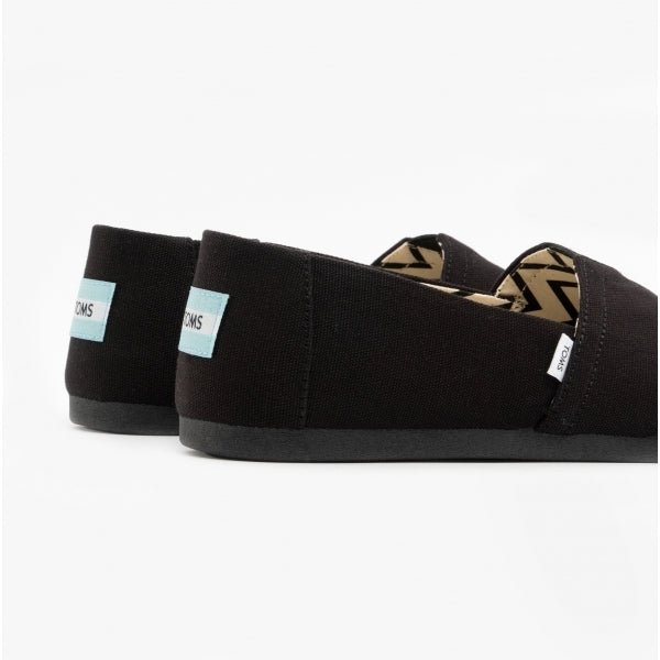 ALPARGATA Mens Canvas Espadrilles Black