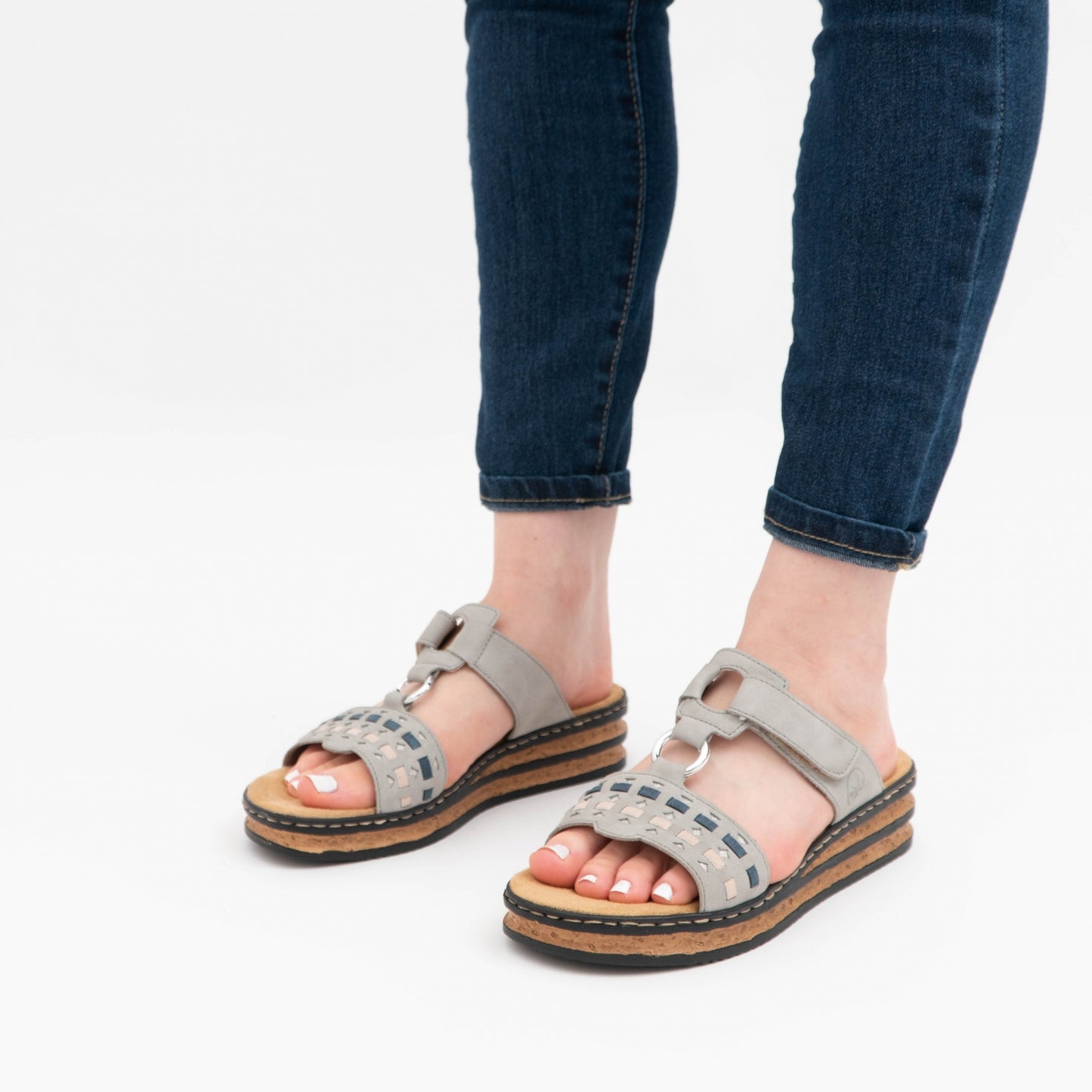 62995-42 Womens Sandals Grey