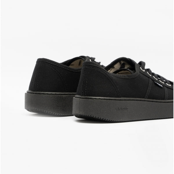UTOPIA TOTAL Womens Canvas Trainers Black
