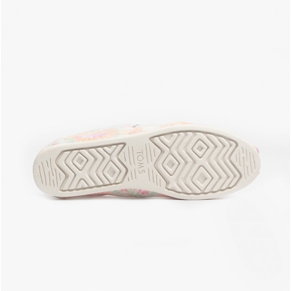 ALPARGATA Womens Canvas Espadrille Pink Swirl