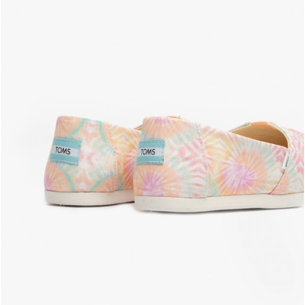 ALPARGATA Womens Canvas Espadrille Pink Swirl