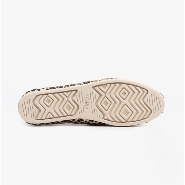 ALPARGATA Womens Canvas Espadrilles Beige/Leopard