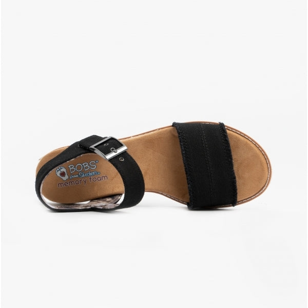Skechers 113541/BLK DESERT KISS-ADOBE PRINCESS Womens Strap Sandals Black