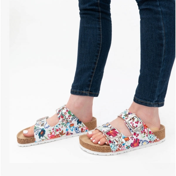 69384-90 Womens Sandals Multi floral