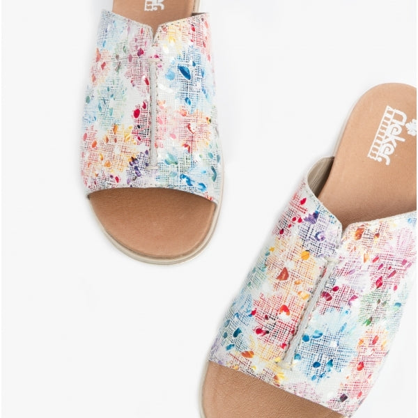 V5054-90 Womens Sliders Floral/Multi