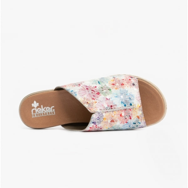 V5054-90 Womens Sliders Floral/Multi