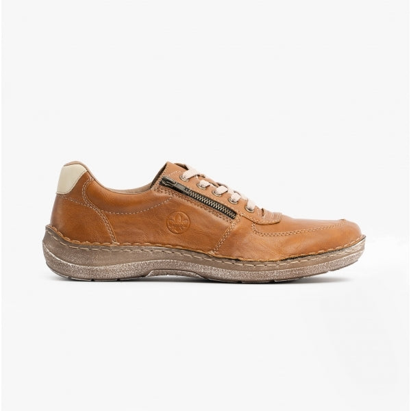 Rieker 03030 Mens Casual Trainers Brown