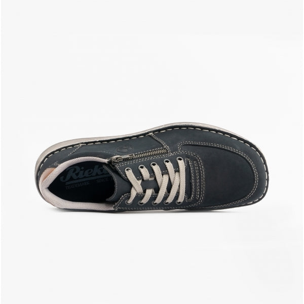 Rieker 03030 Mens Casual Trainers Blue
