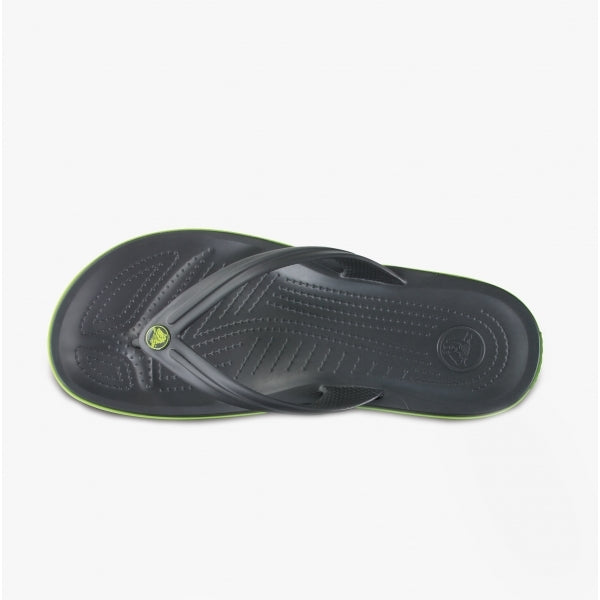Crocs 11033-0A1 CROCBAND FLIP Unisex Flip-Flops Graphite/Volt Green