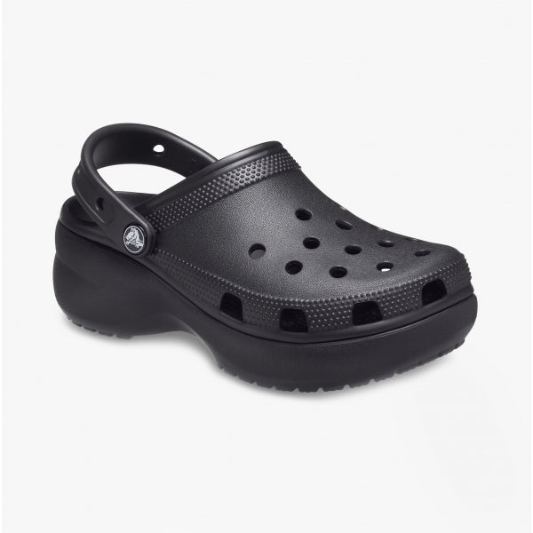 Crocs 206750-001 CLASSIC PLATFORM CLOG Womens Clogs Black